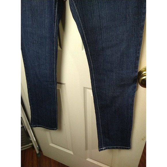 Hipstar Medium Wash Denim 5 Pocket Straight Leg Jeans Size 16 - Picture 3 of 14